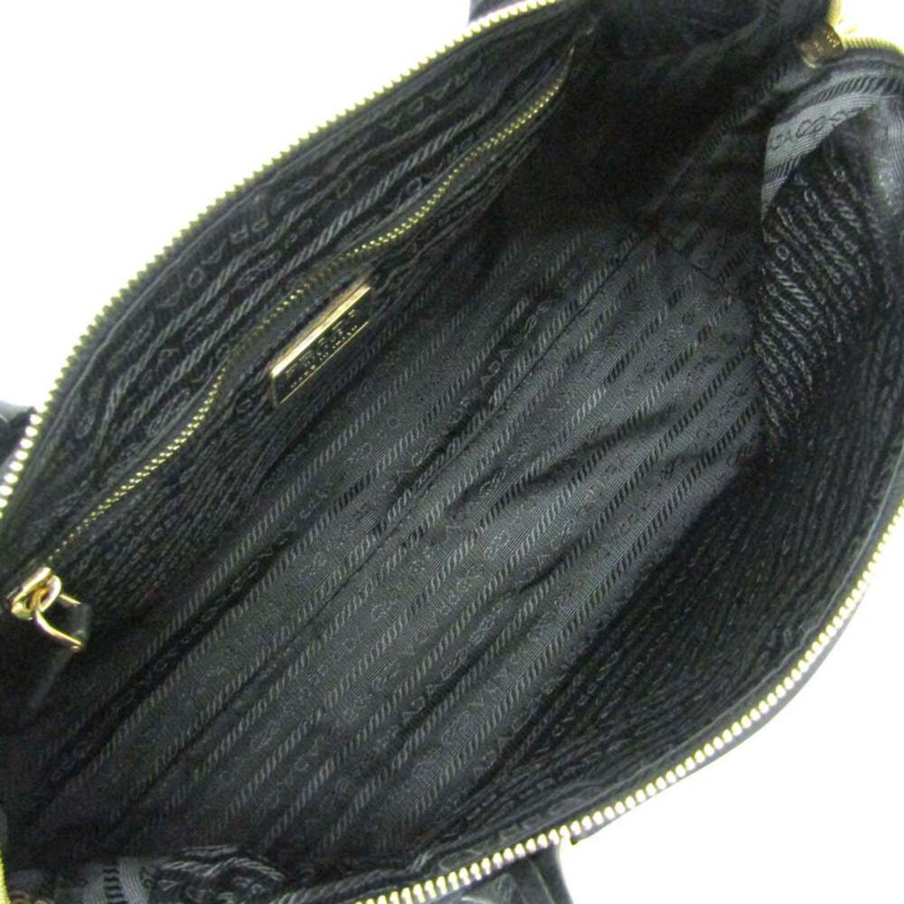 PRADA Black Leather Shoulder Bag - Picture 4 of 16